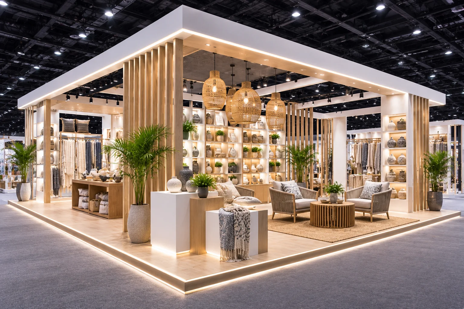 exhibition stand design​ for IHGF Delhi Fair Autumn